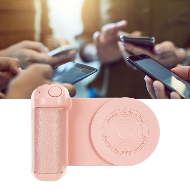 Magnetic Camera Handle Bracket Phone Camera Grip with Remote Control Magnetic Phone Holder for with Wireless Remote and 1/4" Cold Shoe
