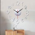 thumbnail image 2 of 3D Frameless Wall Clock, Silent Diy Wall Clock Number Wall Stickers Home Decor, 2 of 7