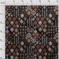 thumbnail image 2 of oneOone Cotton Poplin Fabric Block & Geometric Ikat Print Sewing Fabric BTY 42 Inch Wide, 2 of 4