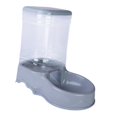 thumbnail image 3 of Tachiuwa Cat Dog Food Dispenser 3.5L Automatic Pet Feeder for Puppy Rabbit Small Dogs Food Dispenser Gray, 3 of 9