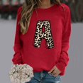 thumbnail image 1 of 2023 Chandail de Mode pour Femmes Rabais de 50 % Liquidation Mode Décontractée Manches Longues Col Rond Imprimé Chandail pour Dames Hauts Blouse, 1 of 3