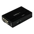 thumbnail image 1 of StarTech.com Convertisseur VGA vers Composite (RCA) Ou S-Video Haute Résolution - Adaptateur Vidéo PC vers TV - 1600x1200 RGB vers TV (VGA2VID) - Convertisseur Vidéo - VGA - Vidéo Composite, S-Video - Noir, 1 of 7