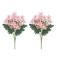 thumbnail image 1 of Big Savings! 2PCS Artificial Hydrangea Flower Bouquets for Home Decor, Wedding Table Centerpieces, Realistic Fake Flowers for Desk Vases, Party & Event Decorations Sales Today Clearance!, 1 of 5