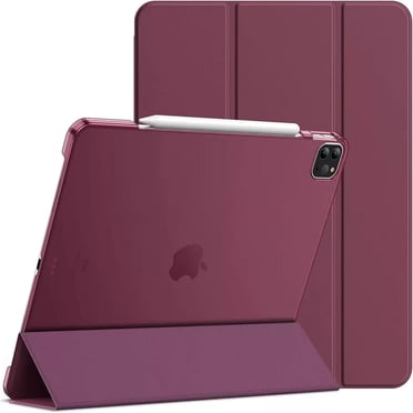 Case for iPad Pro 13 Inch Case 2024 (M4/7th Gen), iPad M4 13 Case Smart Folio iPad Pro 13 Case, Slim Stand Translucent Hard Shell Back 13-inch 2024 iPad Pro Case, Auto Sleep/Wake - Purple