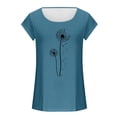 thumbnail image 4 of Birdeem Womens Cap Sleeve Tops Summer Tank Top Casual Basic Tees Shirts Loose Blouses, 4 of 12