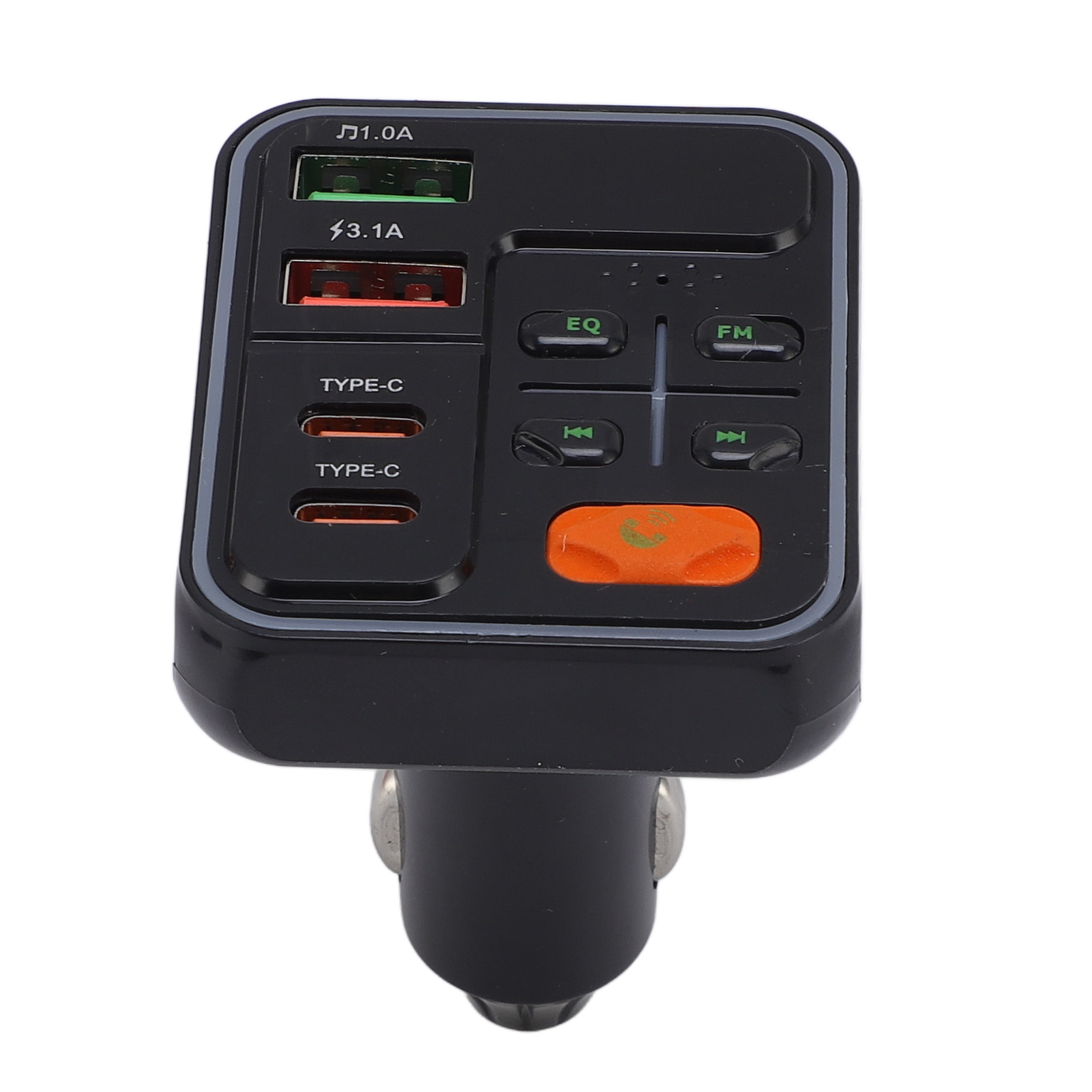 Car USB C  Adapter, Multipurpose Efficient Charging MP3 Player Car Charger Adapter DC12V To 24V Stable Connection  for Vehicle