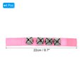 thumbnail image 2 of Unique Bargains 4 Pcs Clochettes de Poignet, Clochettes à Grelots Clochettes de Cheville Instruments de Percussion Rythme Musical pour Fête Noël, Rose, 2 of 5