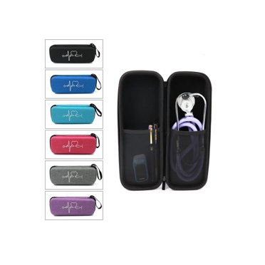 Stethoscope Box 1pc Stethoscope Case Portable Bag Shockproof Stethoscope Box Multifunctional Portable Stethoscope Case Compatible for 3M Litш (Sky-blue)