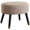 thumbnail image 3 of Convenience Concepts Designs4Comfort Mid Century Ottoman Stool in Tan Fabric, 3 of 3