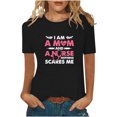 thumbnail image 1 of Pompotops Hauts de Mode pour Femmes T-Shirts Imprimés Amusants Décontractés Blouse Chemise Imprimée, 1 of 5