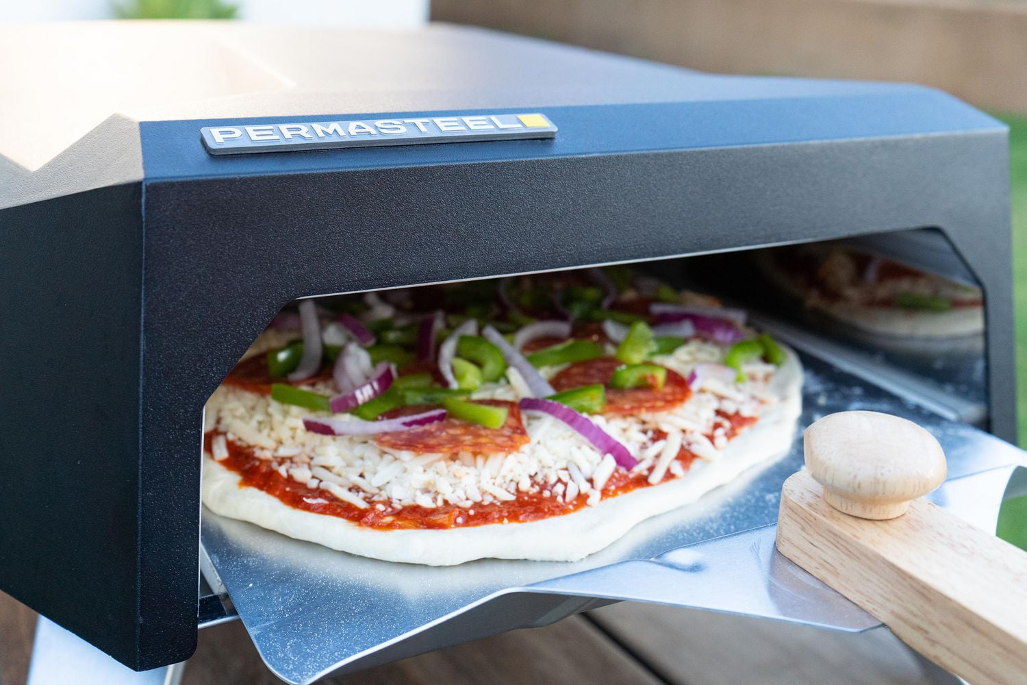 Permasteel 12” Table Top Gas Pizza Oven – Outdoor Use, Gas Fuel