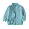 thumbnail image 2 of LOVZFMLL Jackets for Girls Kids's Teddy Fleece Top Zipper Jacket With Flannel Double-Sided Fleece Top Jacket 9-10 Years, 2 of 3