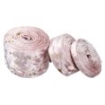 thumbnail image 1 of Unique Bargains 3/8', 1', 2' Velvet Ribbons Set, 3 Roll Total 6.6 Yard Craft Ribbon, Pink, 1 of 5