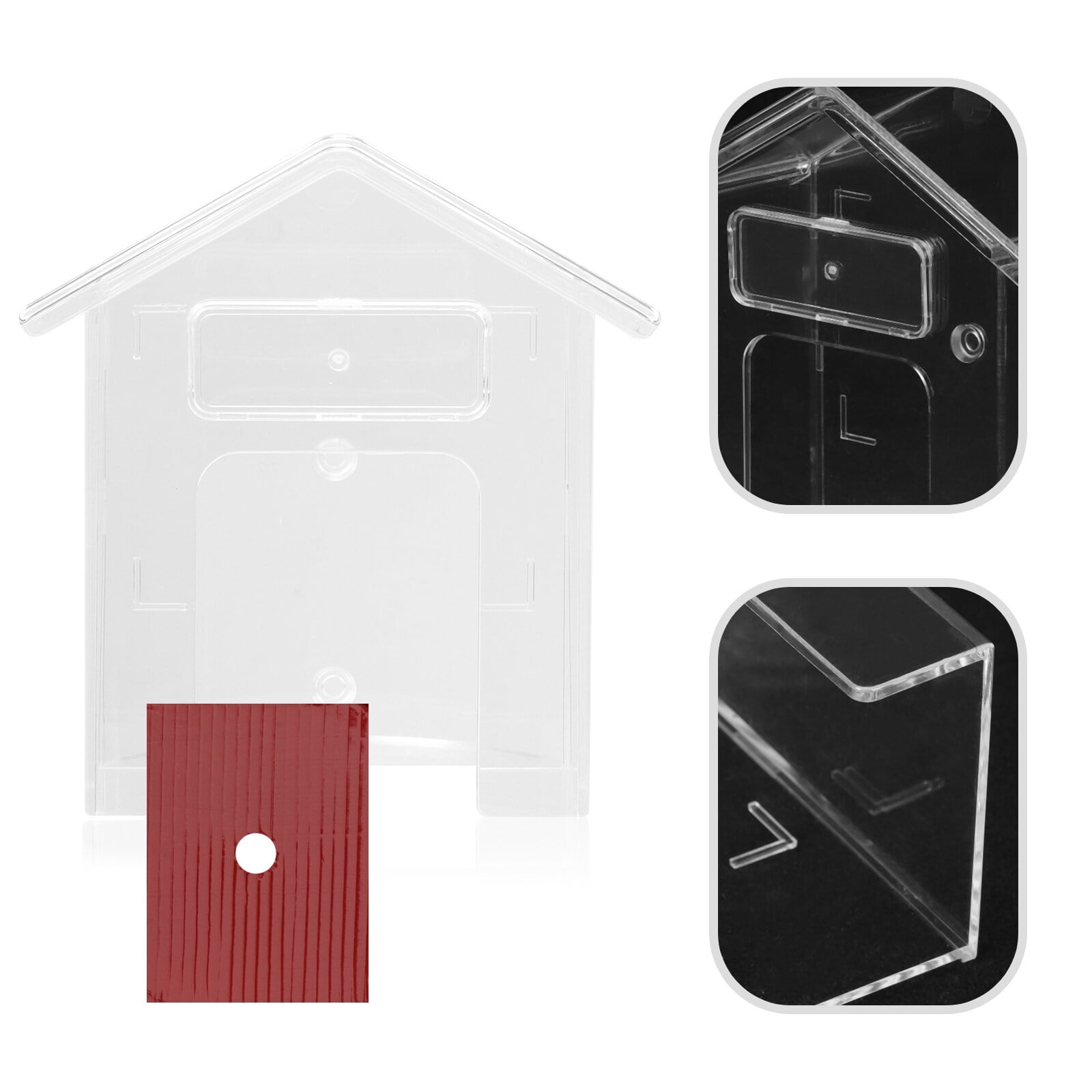 2 Pcs Housses de Sonnette Imperméables Transparentes Imperméables Sans Fil