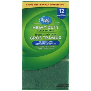 Great Value Éponge de l'écrevisse lourde, 12-Count