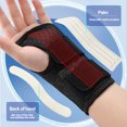 thumbnail image 1 of LJNYFDC Wrist Support Compression Wrist Brace Adjustable Fastener Thumb Hole Design Breathable Carpal Tunnel Relief Support 1 Piece, 1 of 5