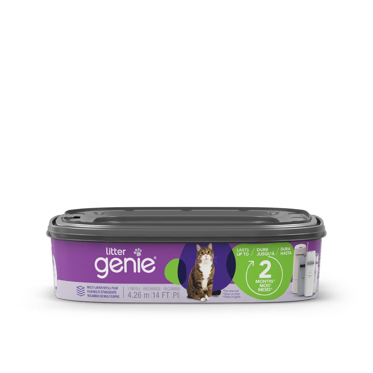Litter Genie Standard refill 1pk - Up to 2 months of supply for one cat - litter bags