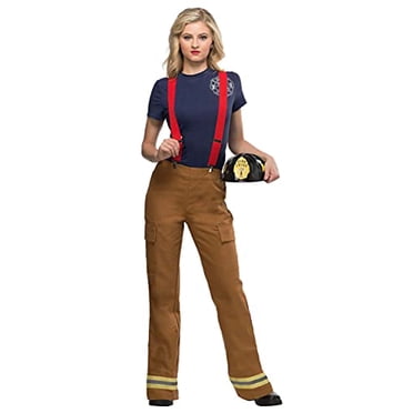 Costume de Capitaine des Pompiers pour Femme Tenue de Pompier pour Femmes Très Grand
