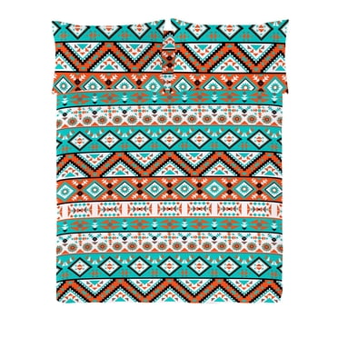 Ensemble de housse de couette Afrika de Gouchee Home – Literie en coton certifié OEKO-TEX, 3 pièces, avec imprimé audacieux réversible