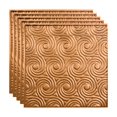thumbnail image 1 of Fasade Vinyl Ceiling Panel 2ft x 2ft 5 Pack Polished Copper Water- and Corrosion-Resistant, 1 of 5