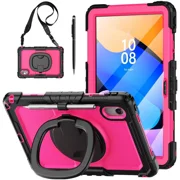 Case for Lenovo Idea Tab 11 inch 2025/Tab K11 Gen 2 11"/Lenovo Tab M11/ K11 LTE 11'' 2024 Shockproof Cover with Screen Protector/Pen Holder/Rotating Hand Strap/Stand