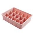 thumbnail image 1 of Ruiboury Compact And Efficient Underwear Organizer For Closet PP Organizer For Underwear Wide Applications Pink 【15 Cells】, 1 of 6