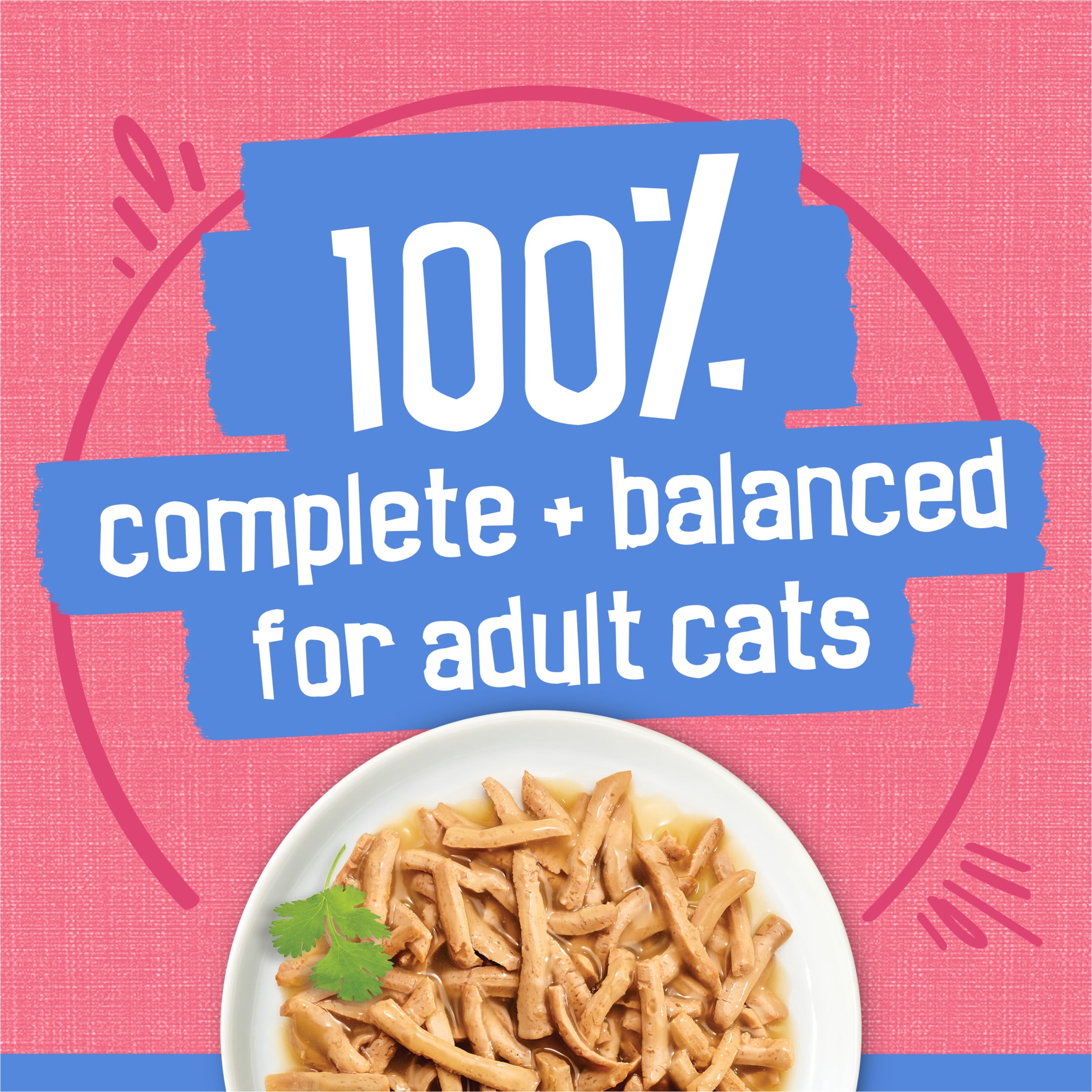 Friskies en Lanières Dîner de Poulet et Saumon Nourriture pour Chats