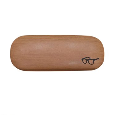 Transemion Eye Glasses Case Hard Shell Protect Cover Eyewear Sunglass Storage Box Portable Light coffee