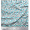 thumbnail image 1 of Soimoi Rayon Fabric Flower Artistic Printed Craft Fabric by The Yard 56 Inch Wide, 1 of 3