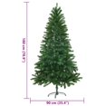 thumbnail image 2 of vidaXL Faux Christmas Tree Lifelike Needles 180 cm Green, 2 of 6
