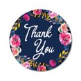 thumbnail image 1 of Darling Souvenir Round 45 Pcs Floral & Vines Border Blue Thank You Stickers Envelope Seal-1.6 Inches, 1 of 4