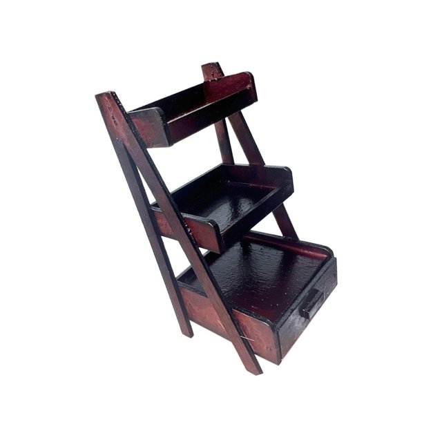 serony Support de Plante Miniature Simulation Présentoir Intérieur en Bois pour Extérieur