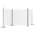 thumbnail image 3 of vidaXL 3-Panel Room Divider White 525x180 cm Fabric, 3 of 5