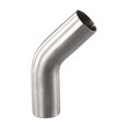 thumbnail image 3 of Versatile Stainless Steel Elbow 45° Bend Exhaust Pipe Polished 19-51Mm For Forming Or Repairing Pipes In Automotive Exhaust Tool, 3 of 8