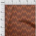 thumbnail image 1 of oneOone Cotton Poplin Fabric Chevron Ikat Fabric Prints By Yard 42 Inch Wide, 1 of 4