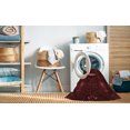 thumbnail image 2 of Ahgly Company Tapis d'Intérieur Rectangulaire Transitionnel Rouge Brique Feu Lavable à la Machine, 7 Pieds x 9 Pieds, 2 of 7