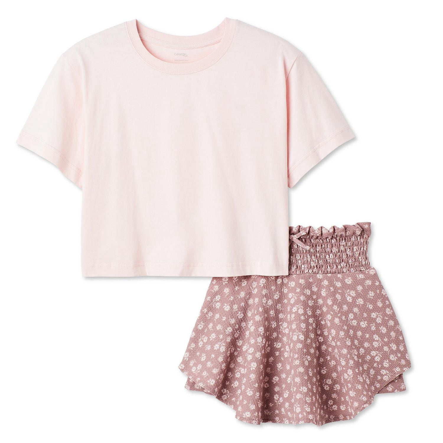 Ensemble 2 pièces avec jupe-short George pour filles