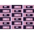 thumbnail image 1 of Ahgly Tapis Rectangulaire Lavable en Machine Intérieur Transitionnel Prune Violet, 5 Pieds x 7 Pieds, 1 of 7