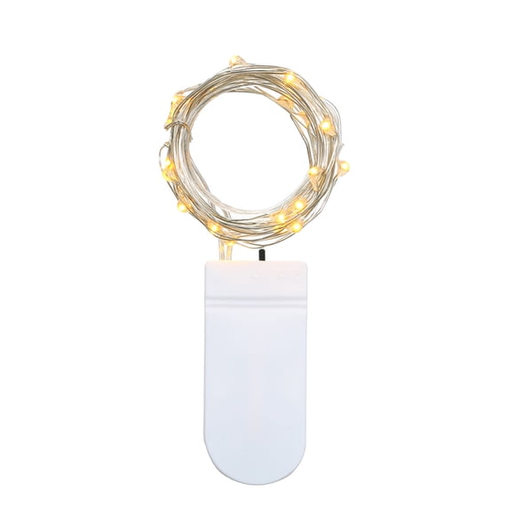 1M3.3FT 10 Fairy Copper Wire String Battery Operated Powered IP65 Resistance Extra Flexible Bendable Strip for Holiday Christmas Xmas Festival Decorations