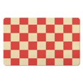 thumbnail image 1 of Supreme Comfort Bath Mat: Long Checkered Bathroom Runner Rug. Non-Slip, Water Absorbent. Soft Microfiber, Washable Floor Mats for Showers, 20x32in, 1 of 5