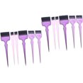 thumbnail image 1 of 4 Sets Hair Brush Sets Beard Purple Tools Beard Dye Brush Hair Tinting Brush Hair Bleach Tools Suite Hair Color Brush Hair Dye Dyeing Applicator Barber Tool Hair Coloring Brushes, 1 of 5
