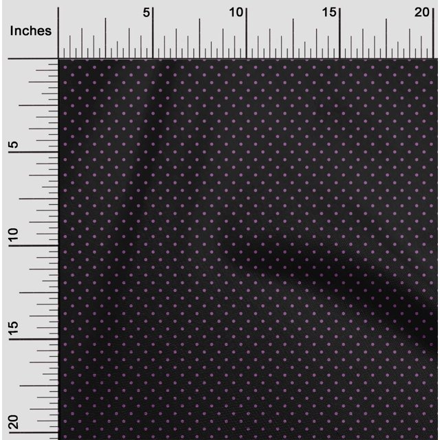 oneOone Polyester Lycra Fabric Polka Dots Print Fabric By Yard 56 Inch Wide