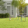 thumbnail image 2 of PawHut 4 Pcs Dog Agility Training Equipment w/ Adjustable Hurdle Jump Ring, 2 of 10