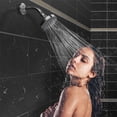 thumbnail image 3 of WHEANG Shower Head Head Adjustable Inch Shower 4 Top 5-Setting Head Pressure High Shower Spray Shower One Size Silver, 3 of 7