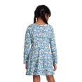 thumbnail image 2 of George Girls' Long-Sleeve Skater Dress, 2 of 5