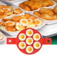 thumbnail image 2 of 2Pcs Silicone Non-Stick Egg Pancake Making Round Mold Reusable DIY Kitchen Baking Cooking Tool Flip Pan Pancake Bite Mould, 2 of 8