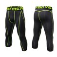 thumbnail image 2 of Mens Four Seasons Simple Exercise Tight Fitness Running Stretch Basketball Base Training Compression Pants Fitness Pants Trousers, 2 of 5