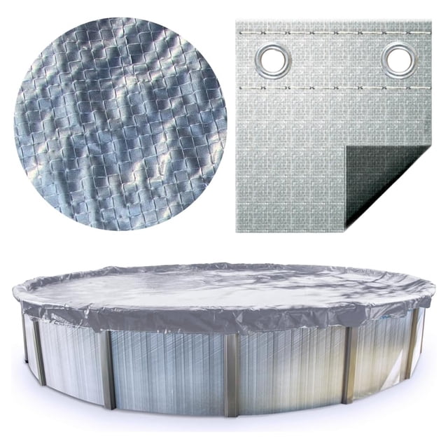 Swimline Hydrotools Silver King Couverture d'Hiver pour Piscines Rondes hors Terre de 12 Pi