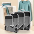 thumbnail image 3 of Packing Cubes Set Of 5 Compression Suitcase Luggage Organizer Bags For Travel Accessories, 3 of 3
