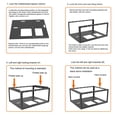 thumbnail image 3 of Gaming PC Case Open Frame, Multifunction ATX Open Chassis Case Rack DIY Assembled  For MATX ITX, 3 of 8